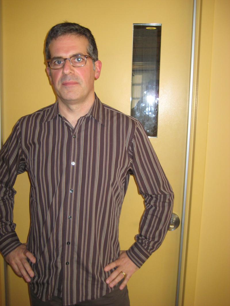 Jonathan Lethem in the WNYC studios